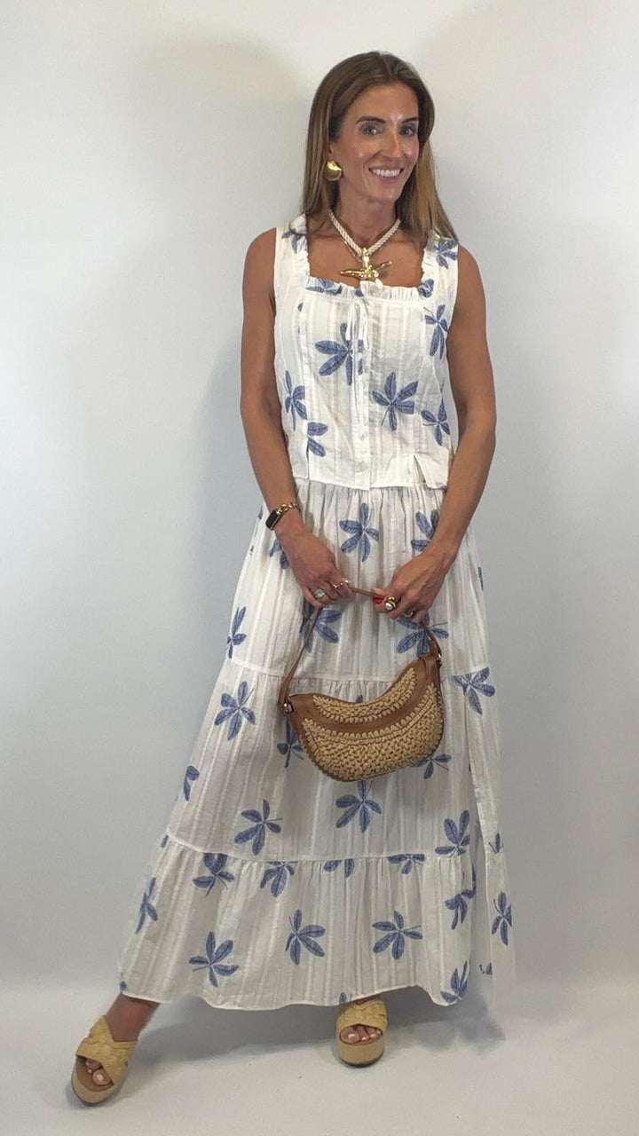 Tiered Skirt Side Slit
