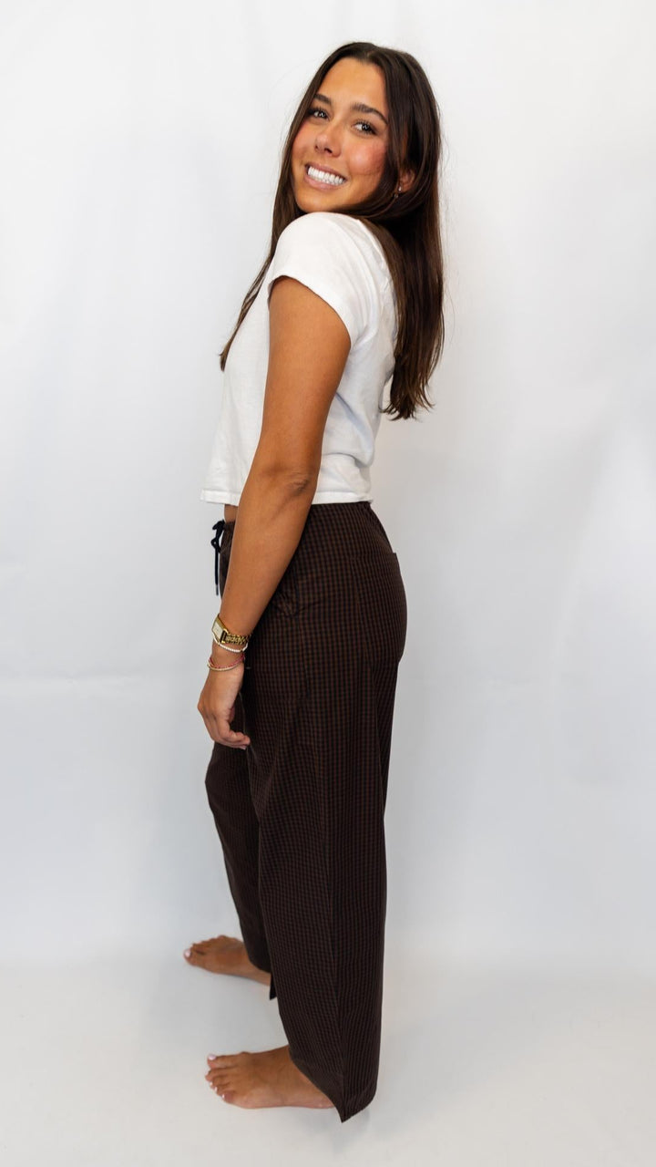 Theo Drawstring Pant Hot Toddy