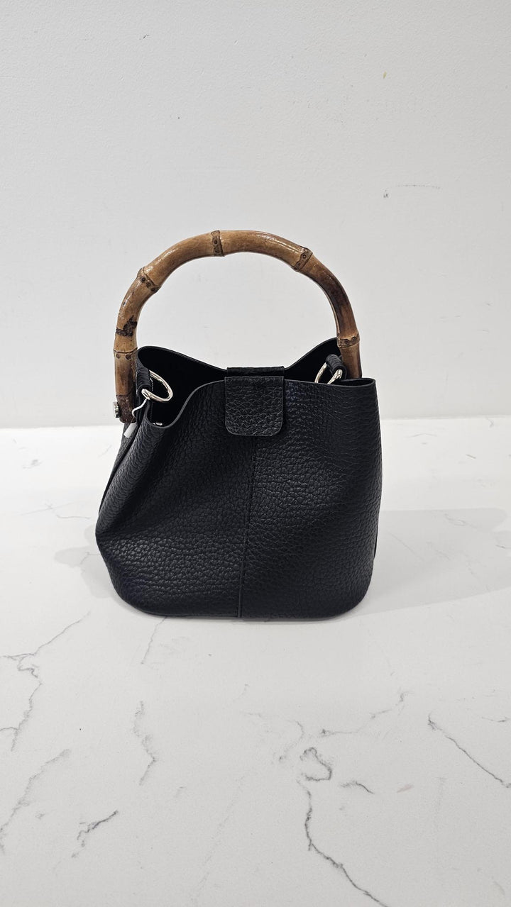 Bamboo Handle Crossbody