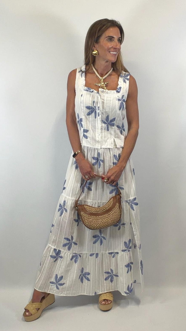 Tiered Skirt Side Slit