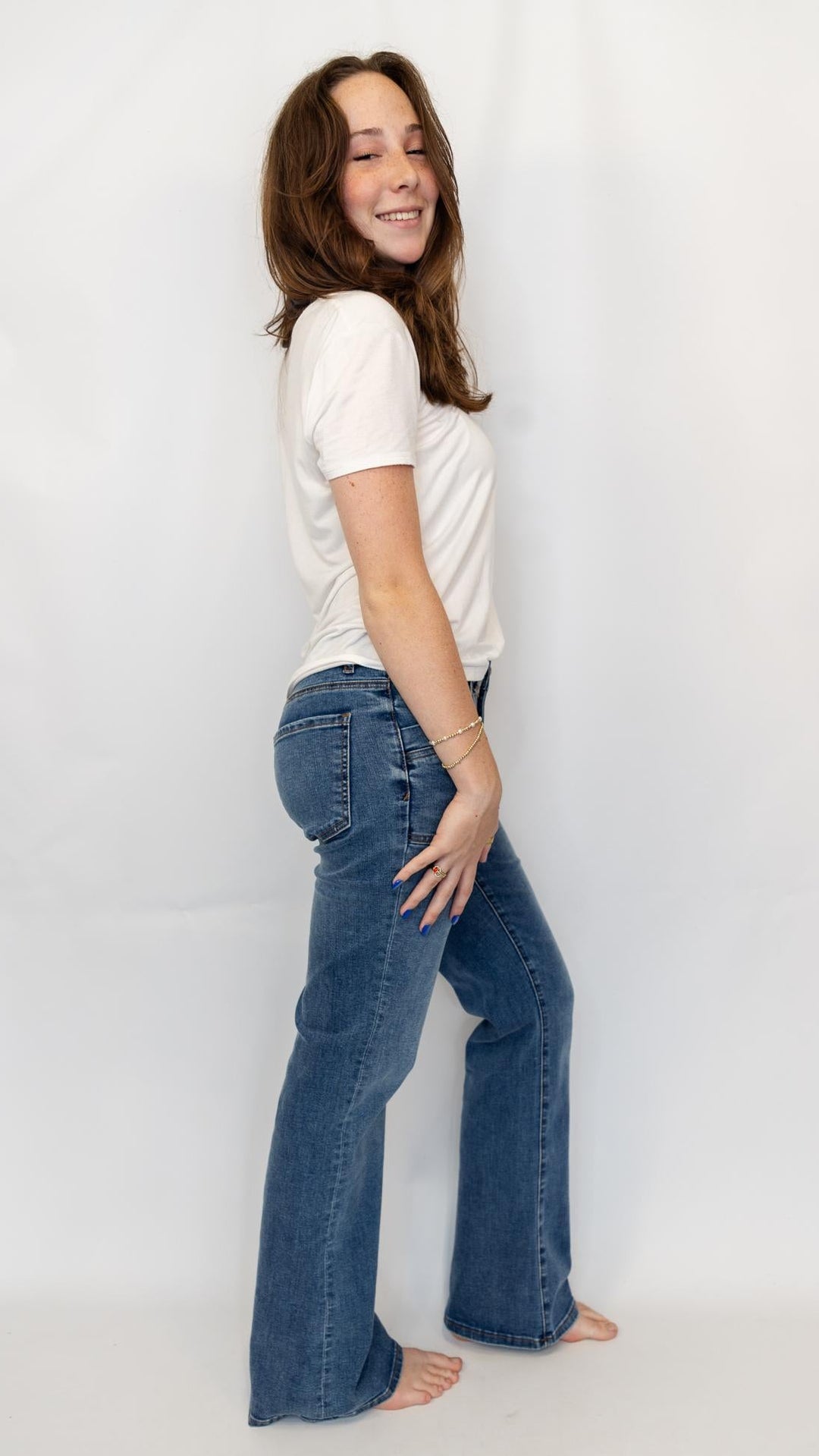 Stella High Rise Flare Wish Wash