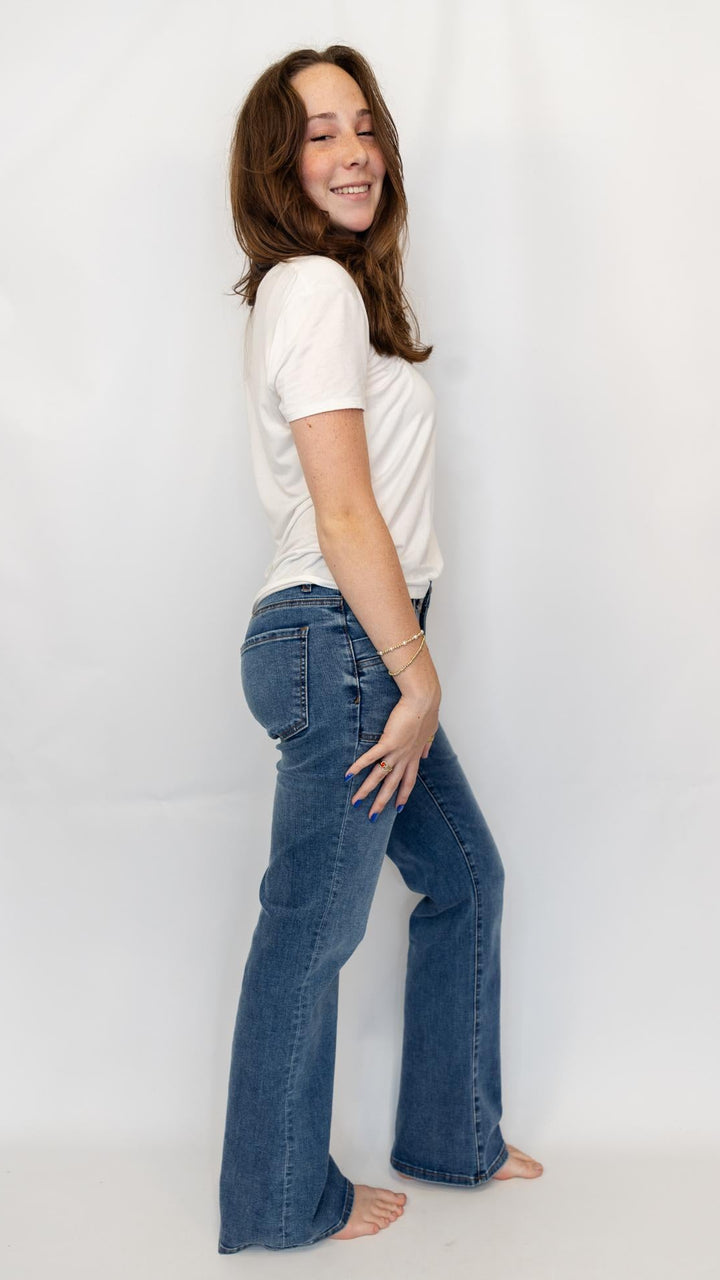 Stella High Rise Flare Wish Wash