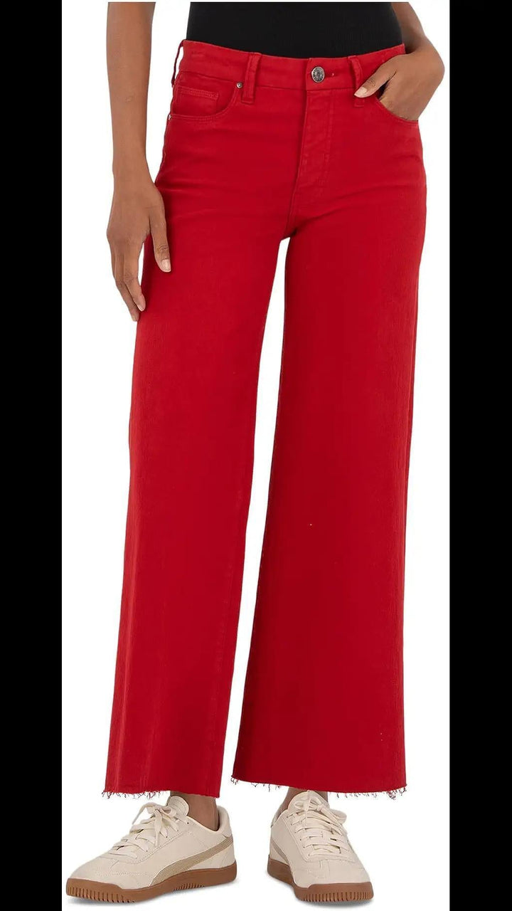 Meg High Rise Fab Ab Wide Red