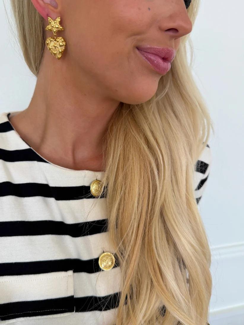 Caroline Heart & Star Earrings