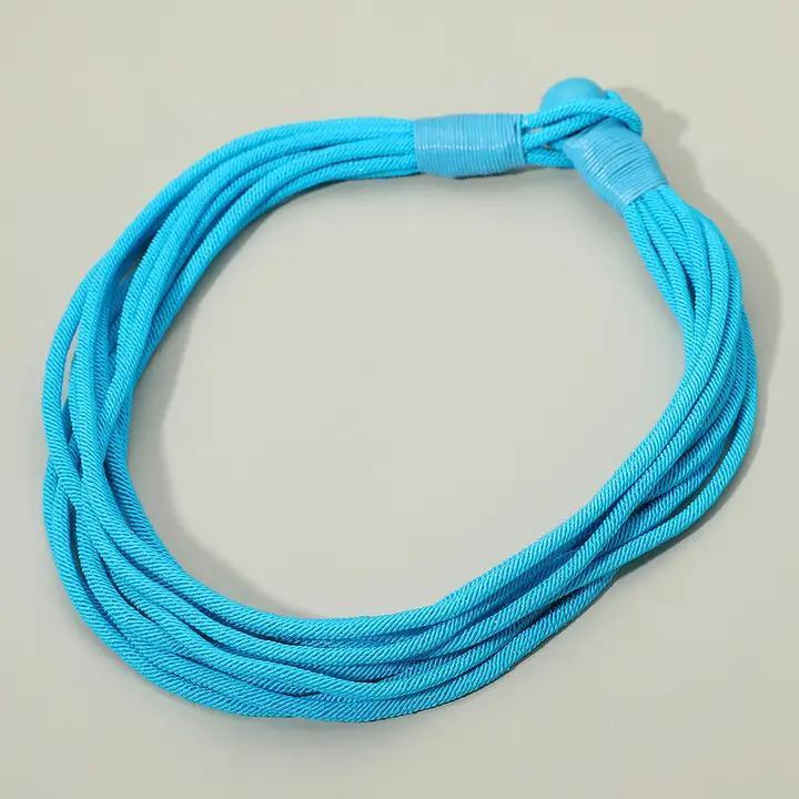 Bold Multi Strand Cord Necklace