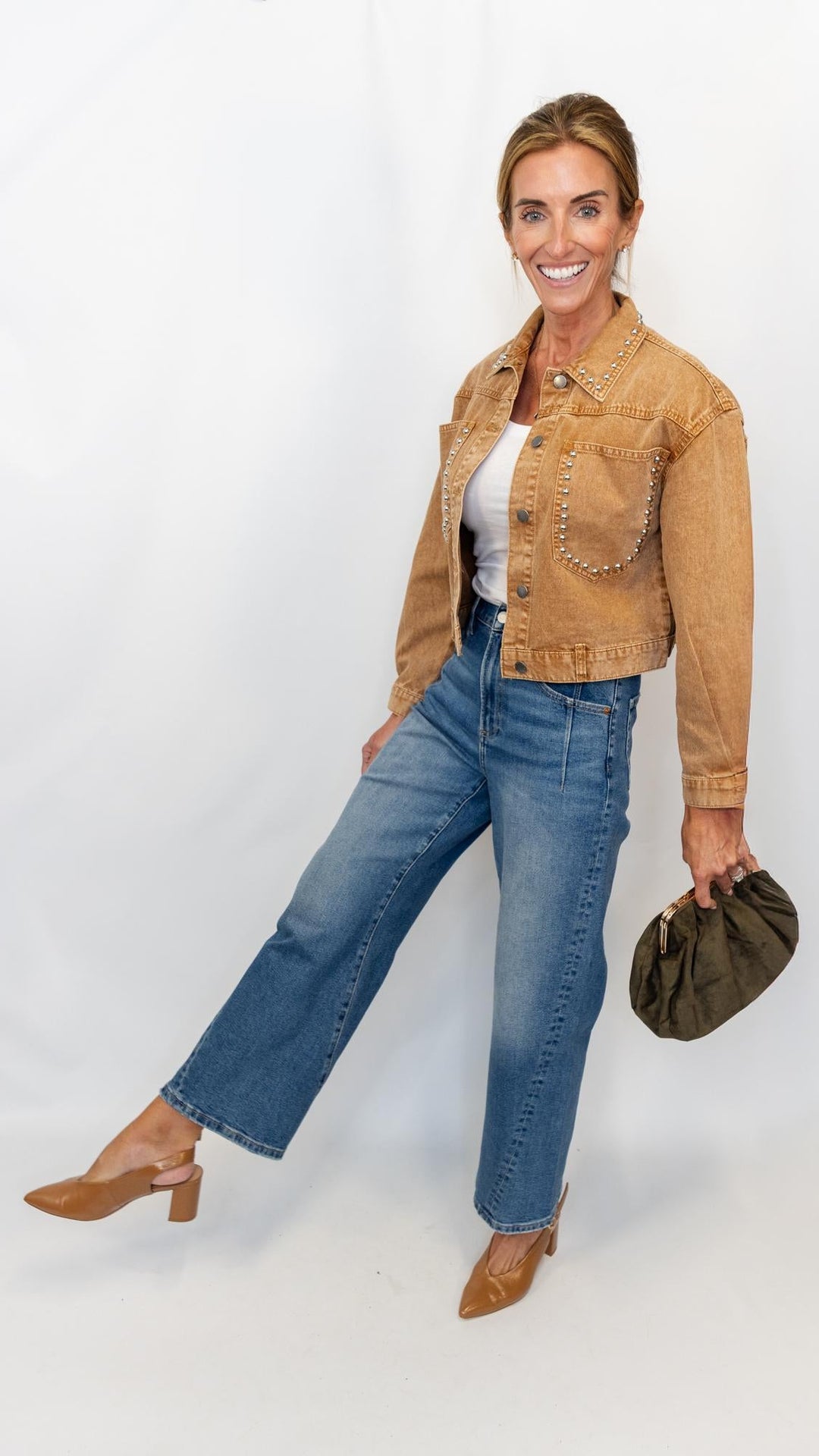 VH Desert Denim Studded Jacket