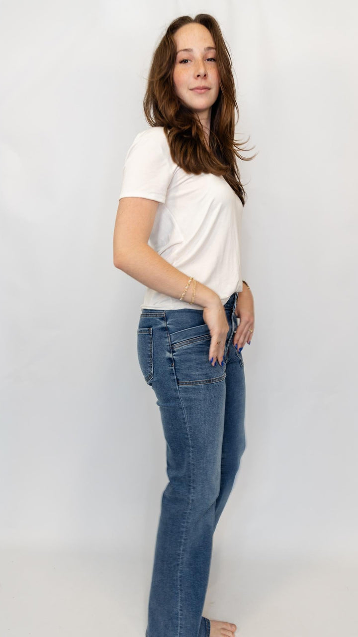 Stella High Rise Flare Wish Wash