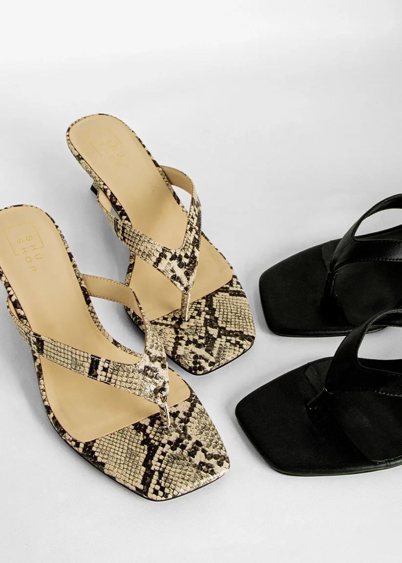Snakeskin Kitten Slide