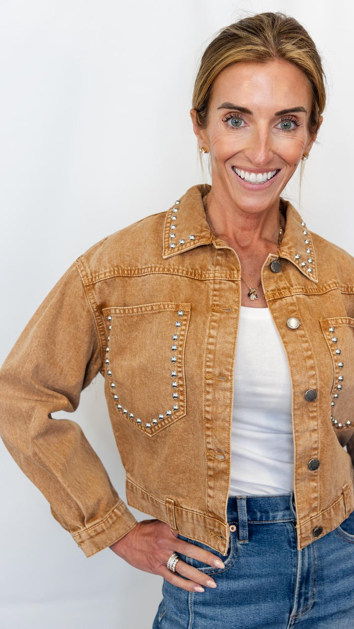 VH Desert Denim Studded Jacket