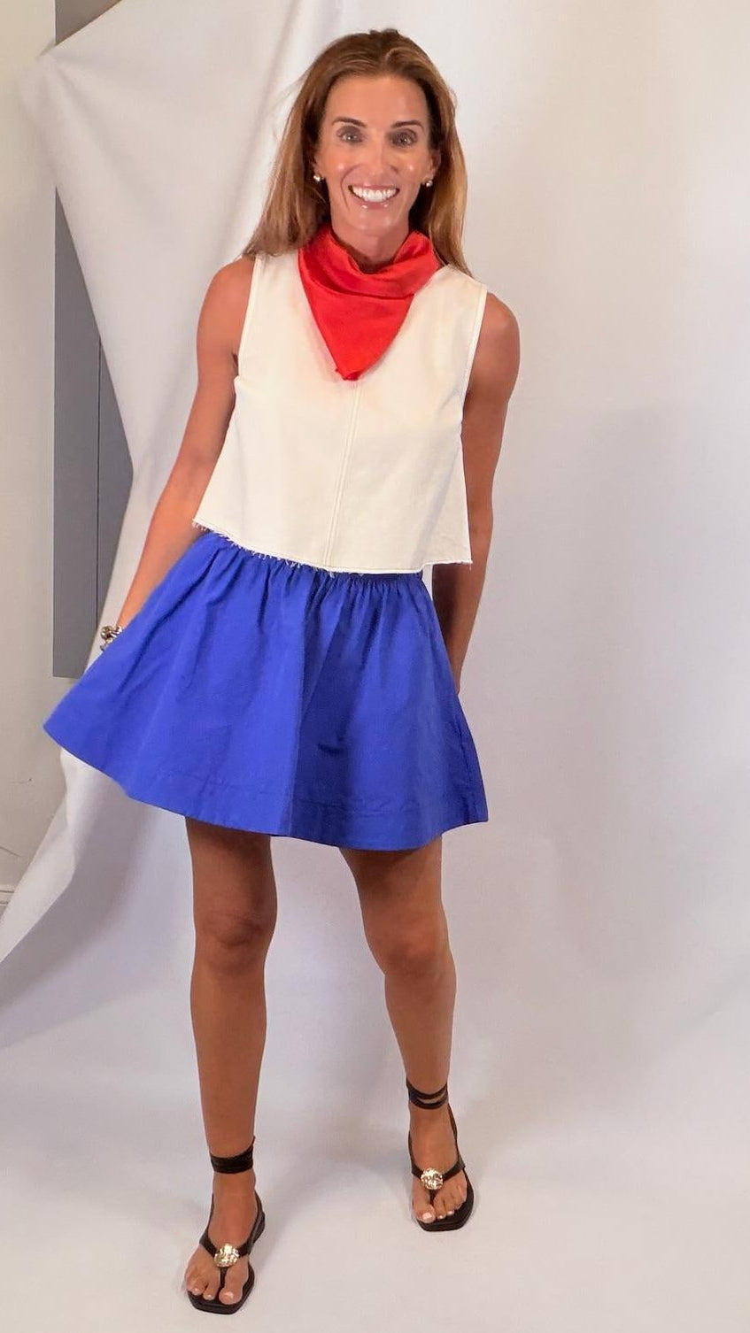 Crisp Poplin Skirt