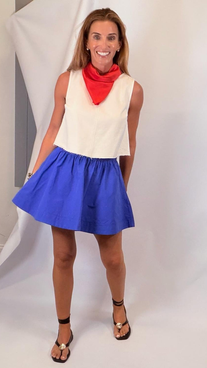 Crisp Poplin Skirt