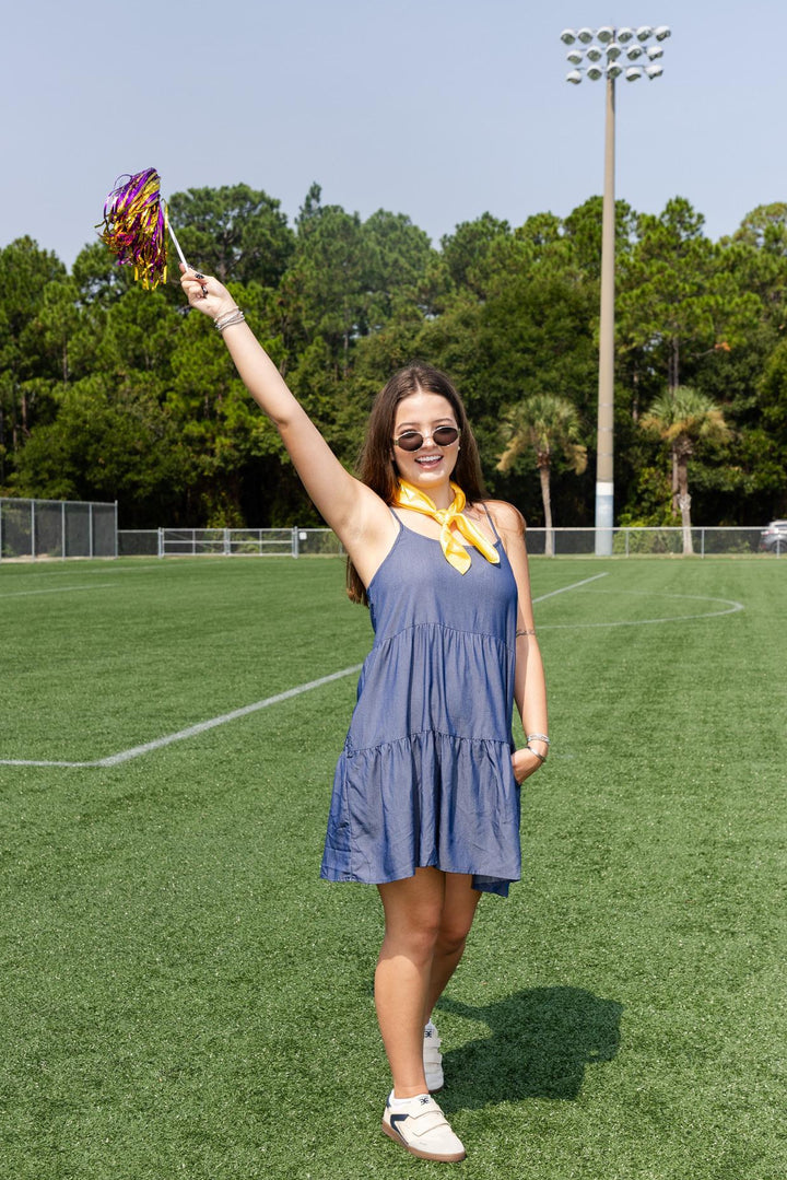 Tiered Spaghetti Strap Dress