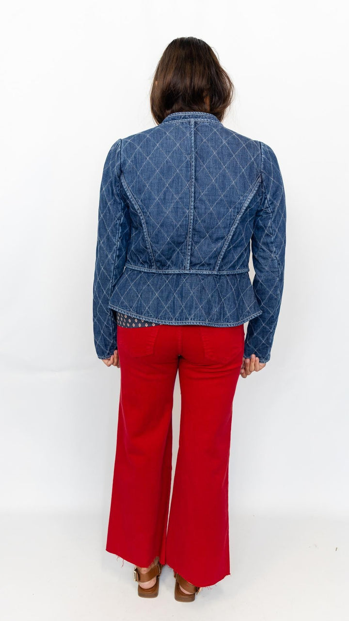 Quilted Denim Jacket