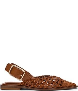 Shay Woven Slingback Flats