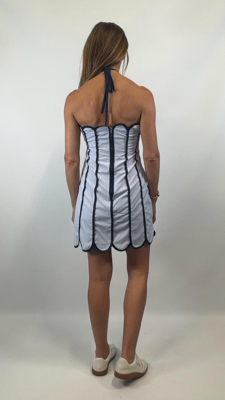 Halter Neck Mini Dress