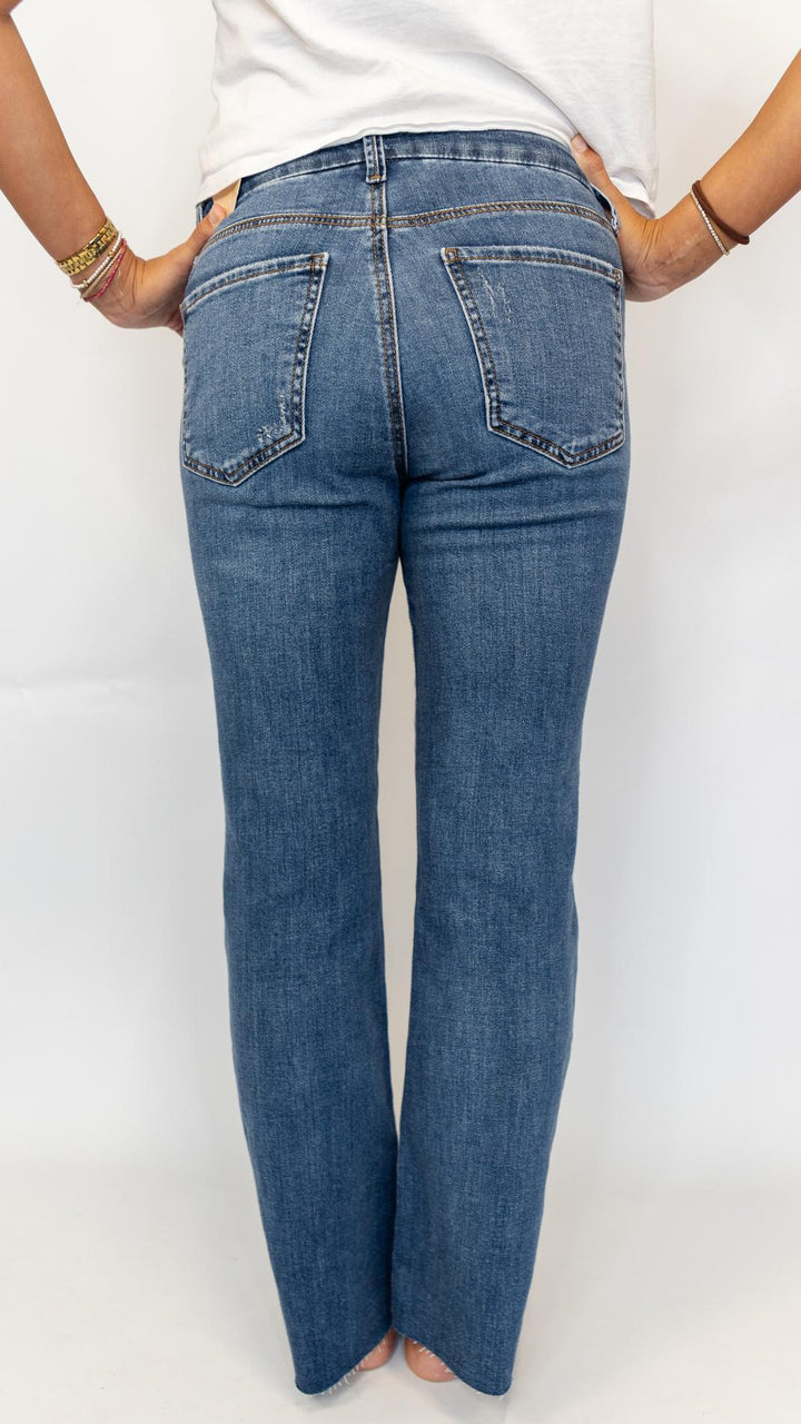 Kelsey High Rise Ankle Flare