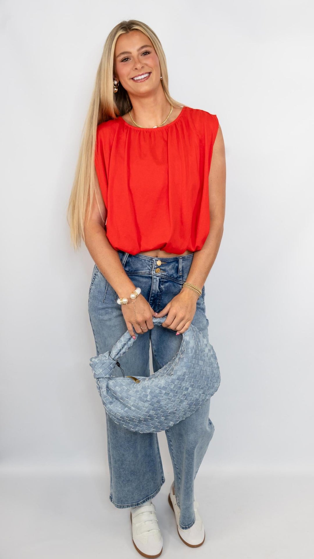 Meg High Rise Wide Leg Jeans
