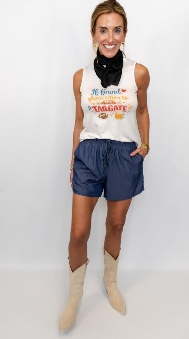 Graphic Football Tank