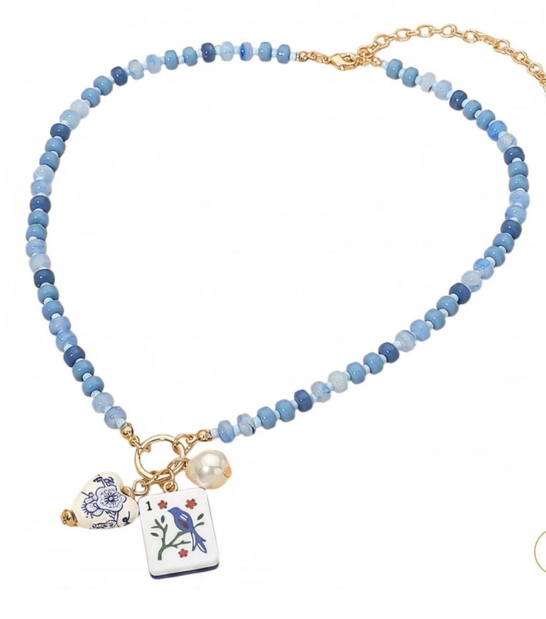 Mahjong Necklace 2 Dot