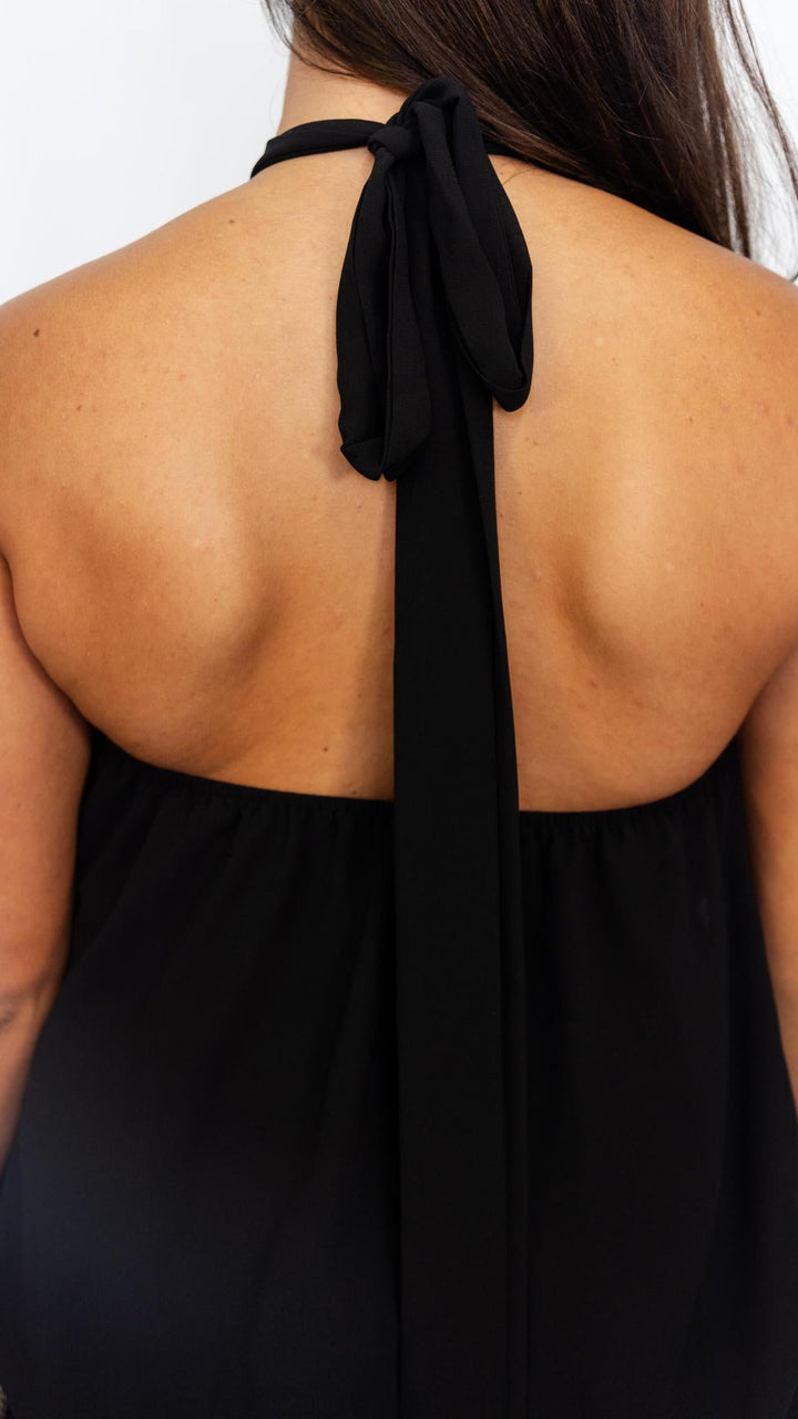 Halter Backless Mini Dress