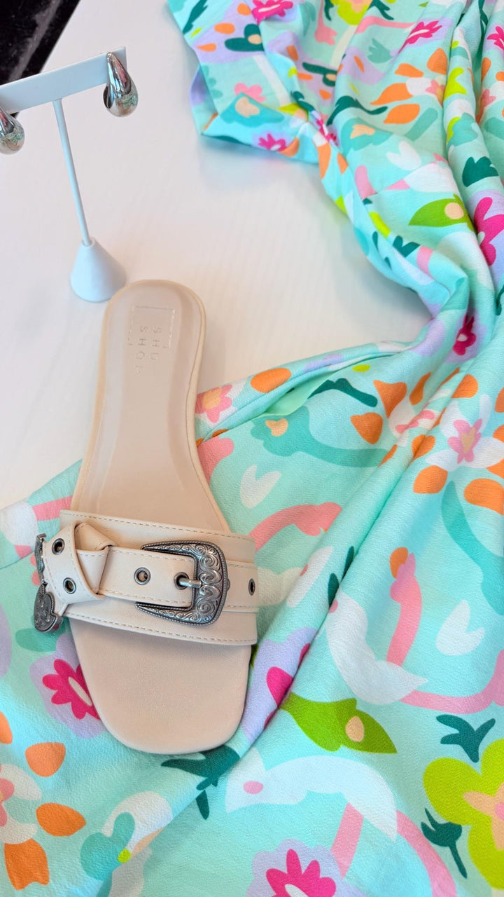 Abstract Floral Shift Dress
