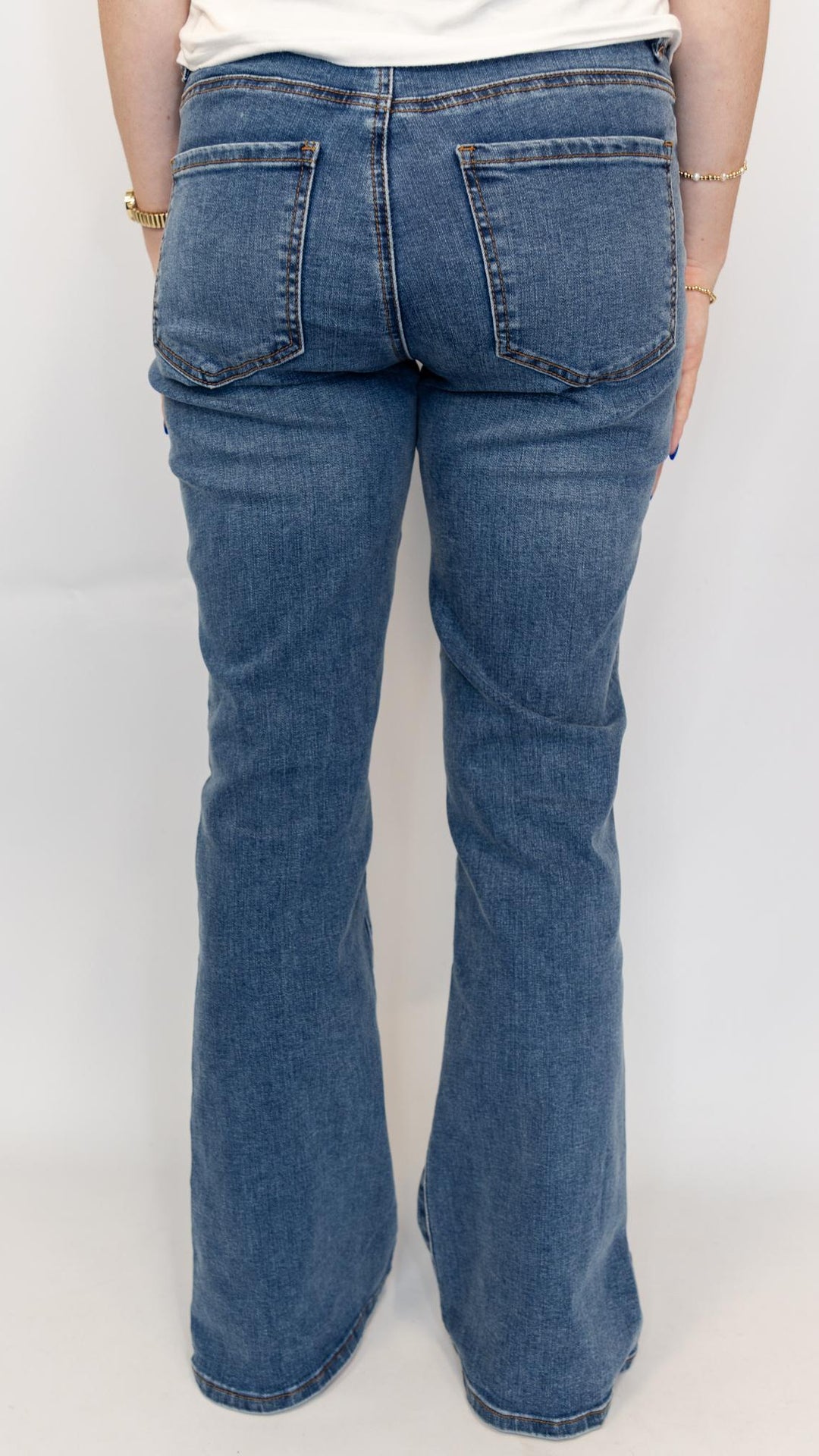 Stella High Rise Flare Wish Wash