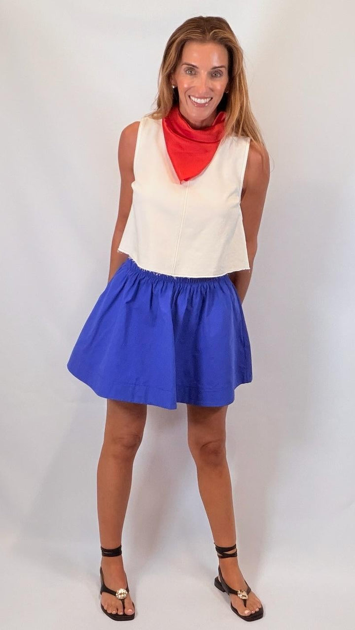 Crisp Poplin Skirt