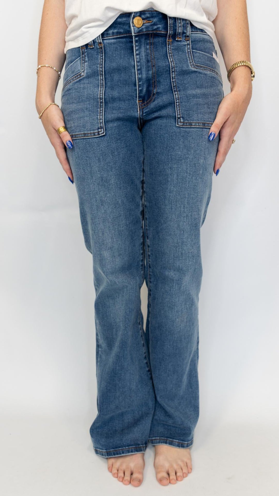 Stella High Rise Flare Wish Wash