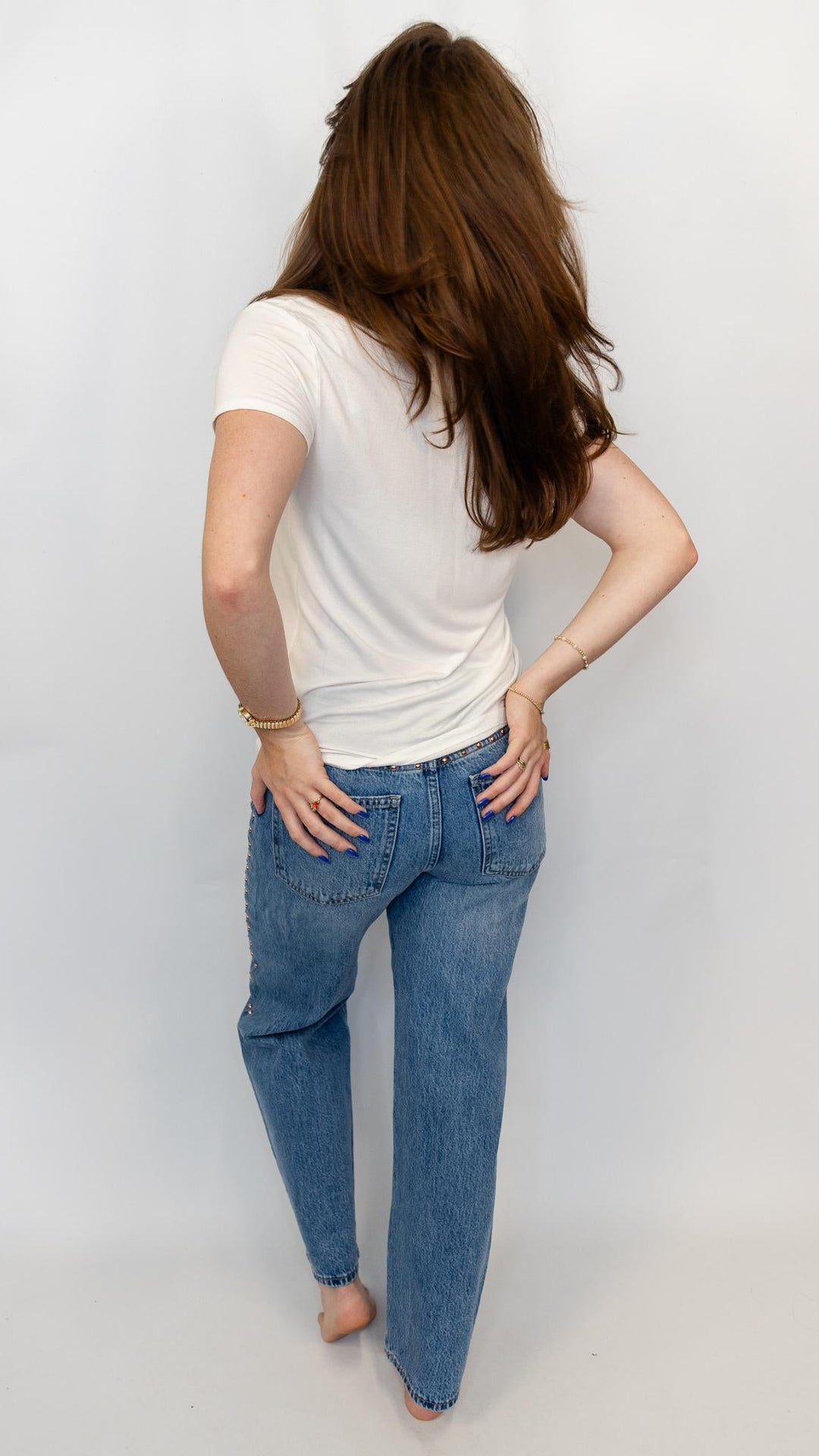 Lexi Mid Rise Star Studded