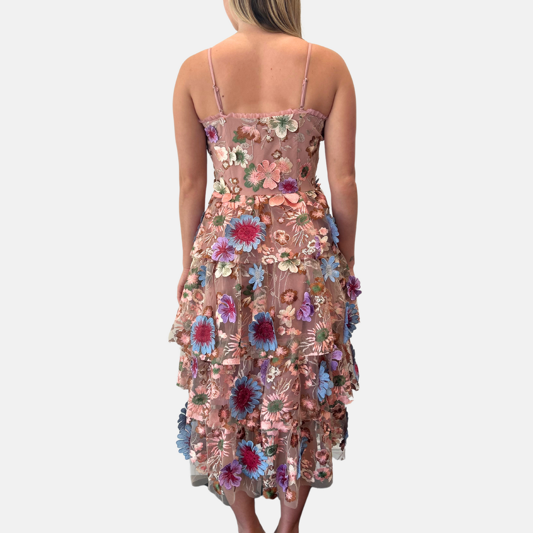 Floral Embroidered Dress