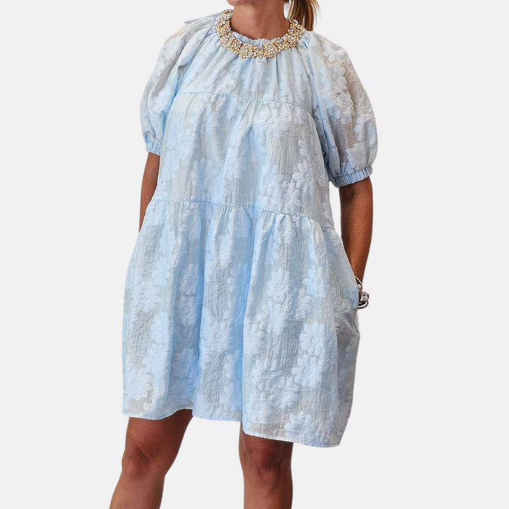 Sky Blue Organza Dress