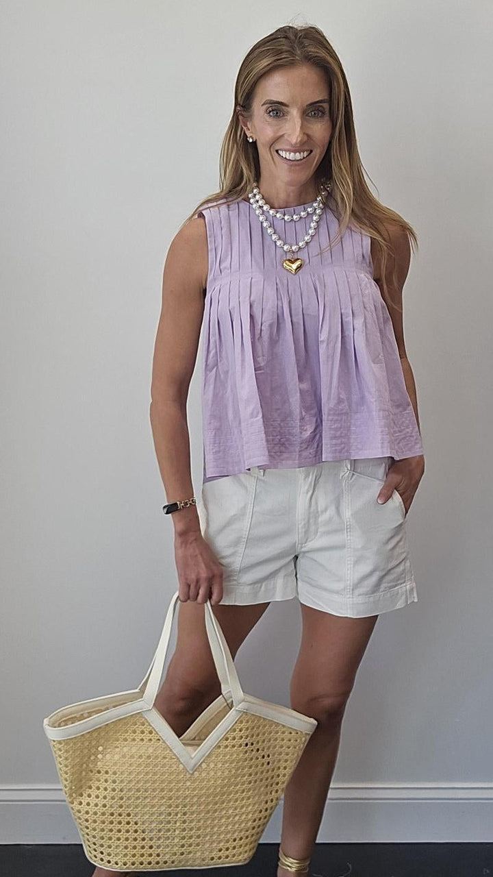 Mason Relaxed Utility Short White
