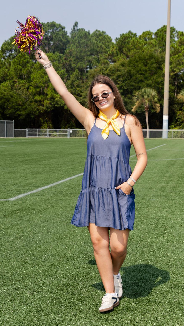 Tiered Spaghetti Strap Dress