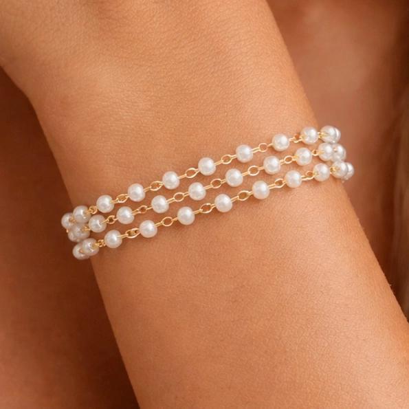 18K Gold Plated Waterproof Stainless Steel Chain Bracelet