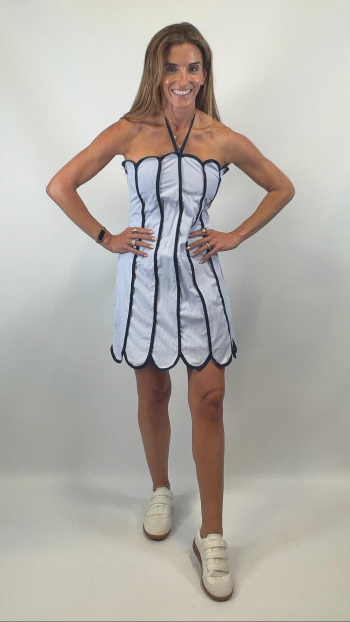 Halter Neck Mini Dress