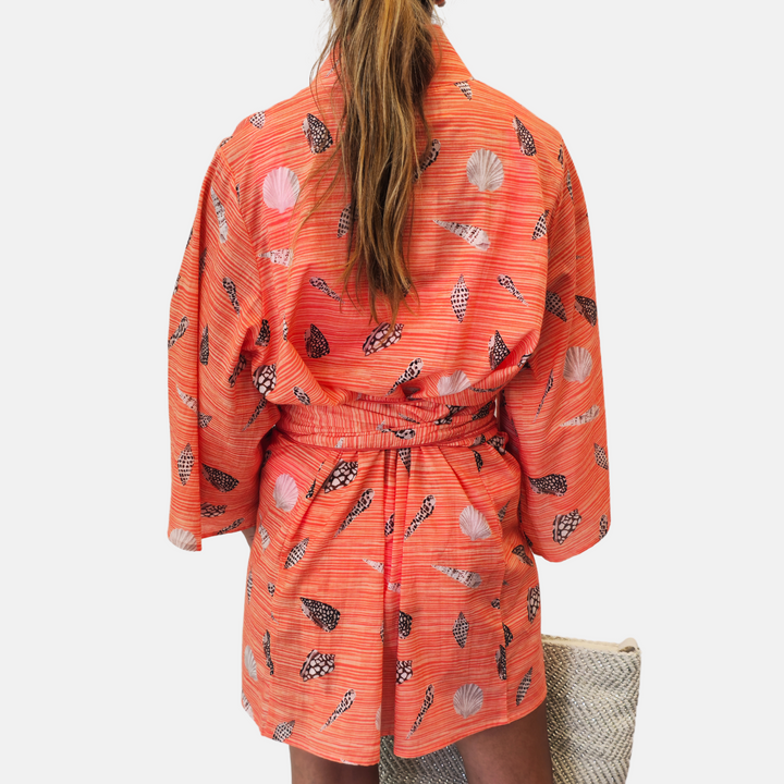 Coral Shell Mini Caftan