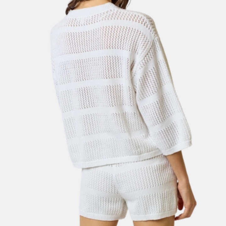 Off White Sweater Set