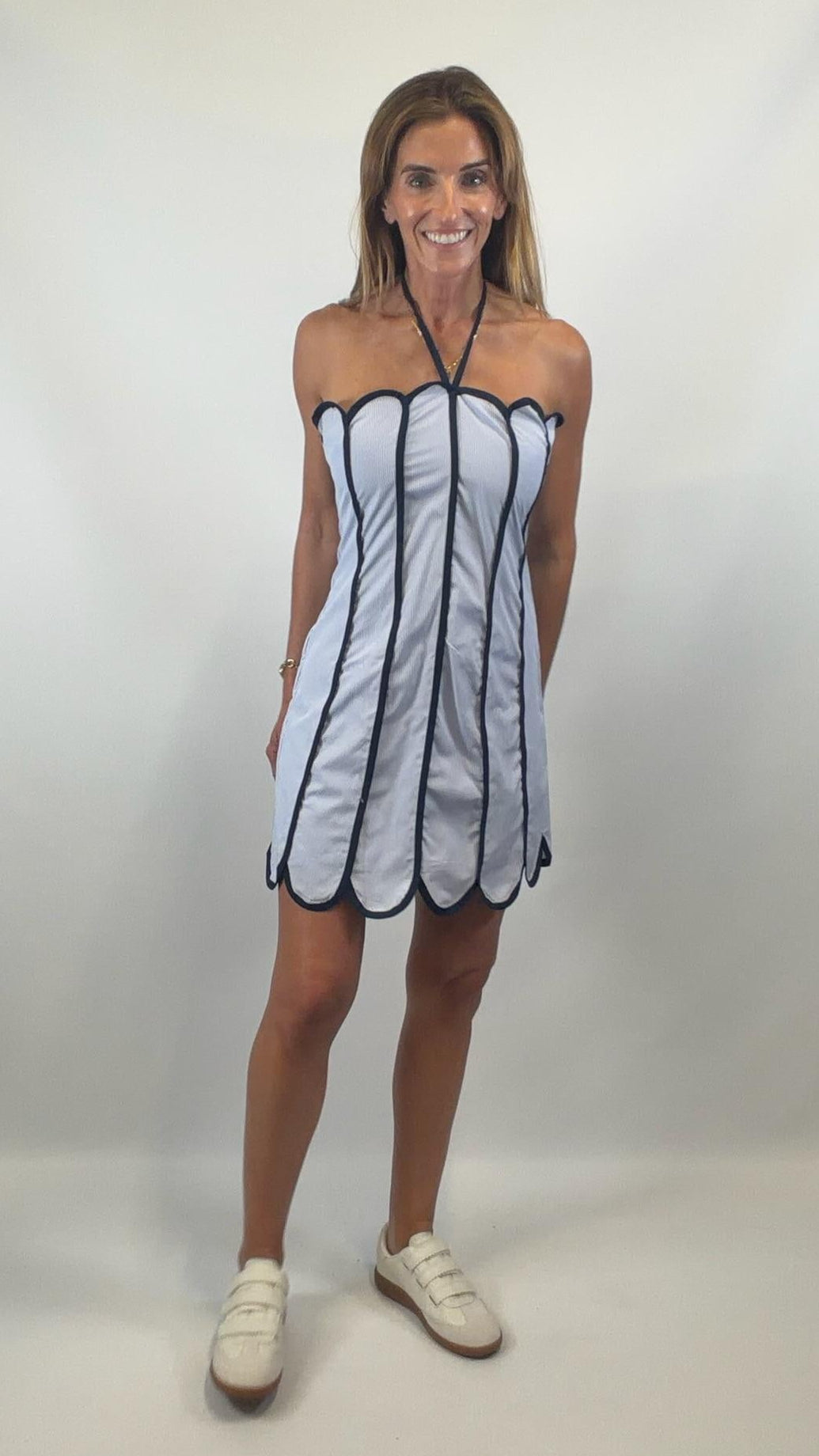Halter Neck Mini Dress