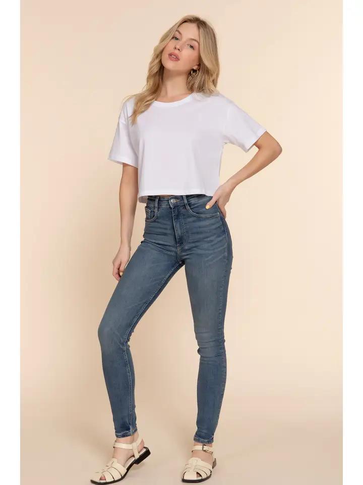 SS Crew Neck Oversize Crop