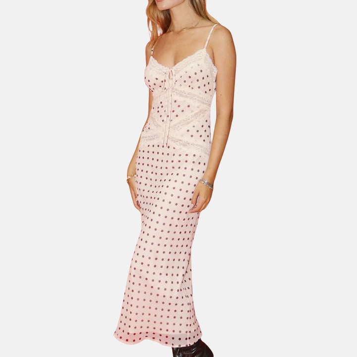 Polka Dot Slip Dress
