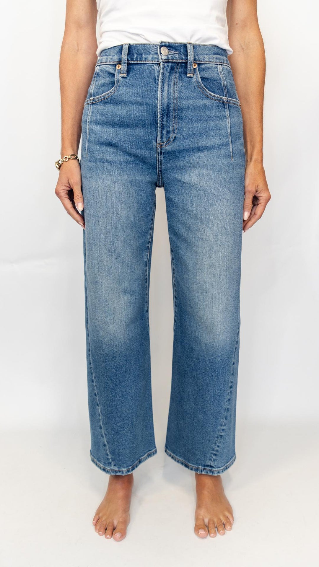 Kyra High Rise Bowed Ankle Soho