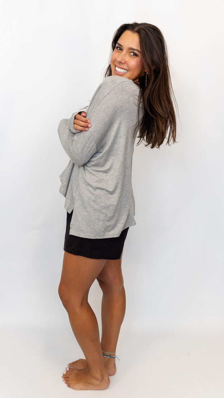 Boat Neck Boxy Tee Top