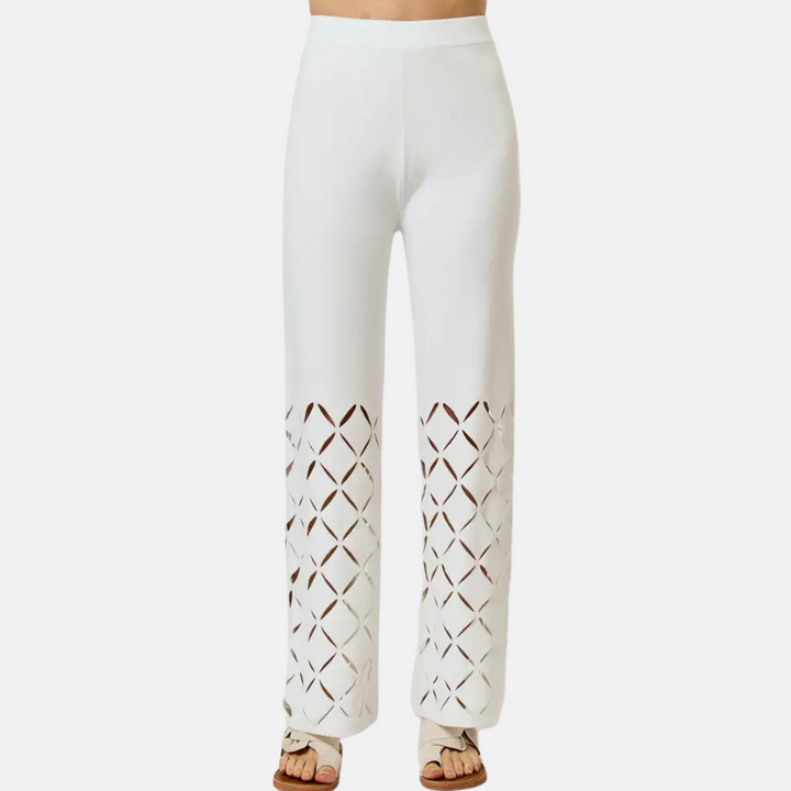 Cut Out Detail Pants