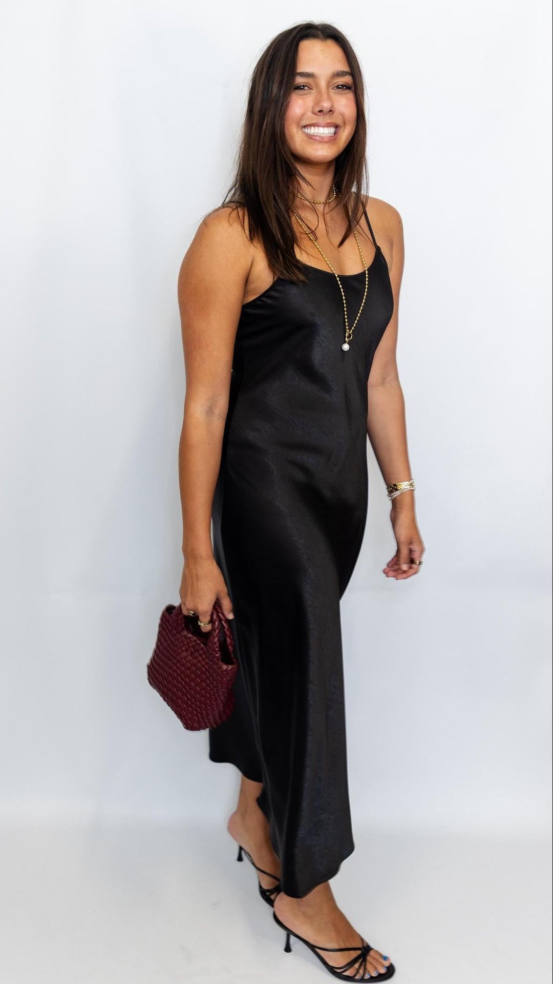 Satin Maxi Slip Dress