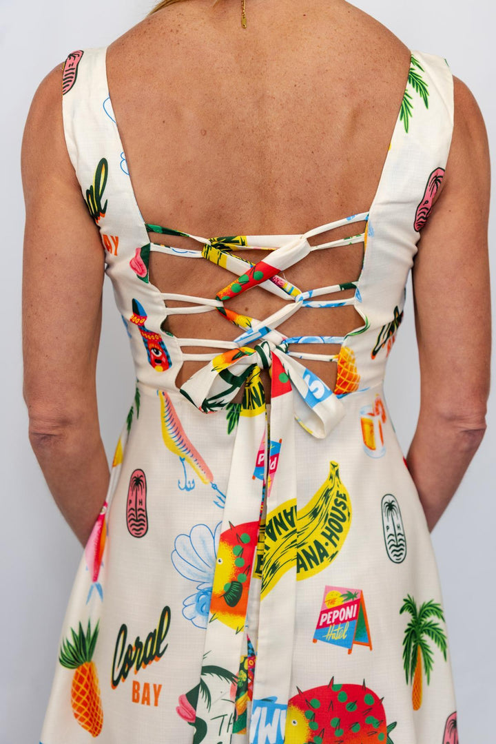 Vacation Icons Mini Dress