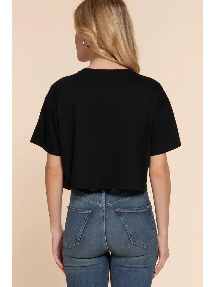 SS Crew Neck Oversize Crop