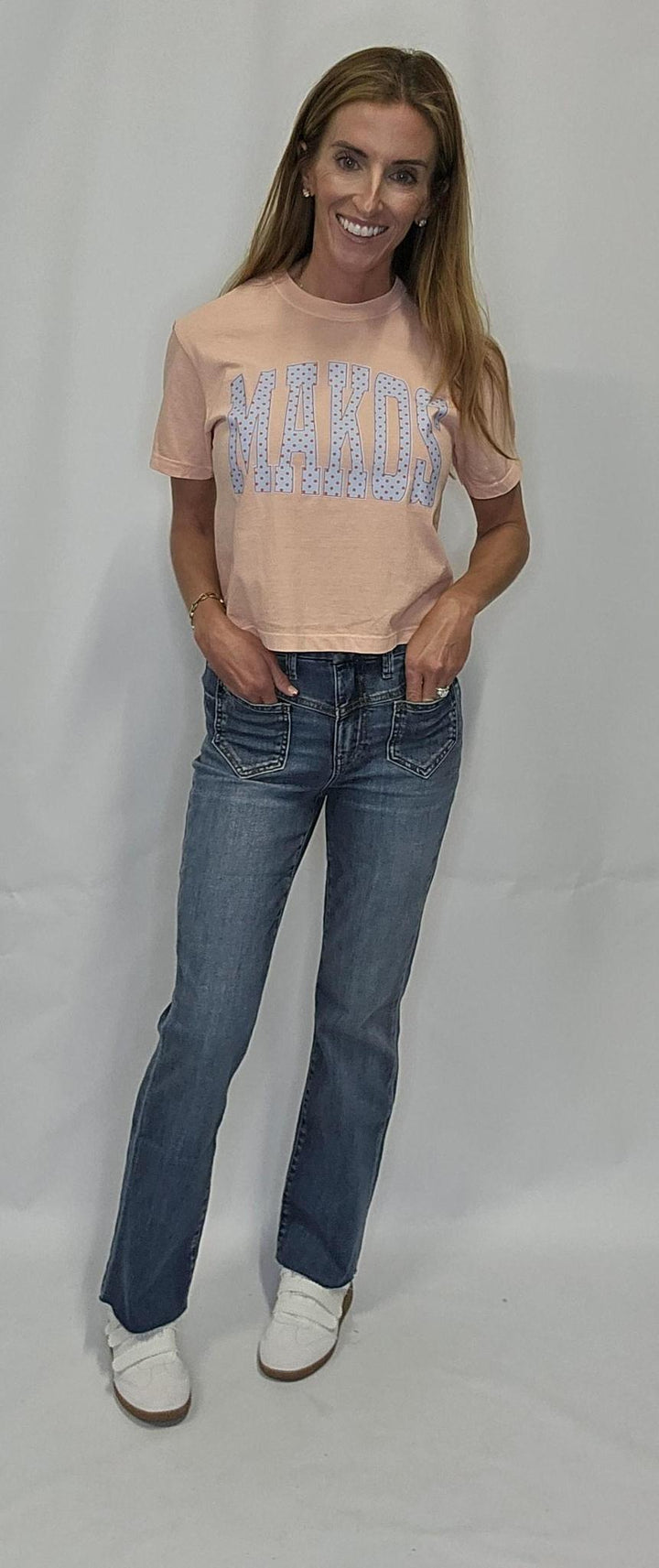 The Ruffled Rhino Dot Makos Boxy Tee - view 3