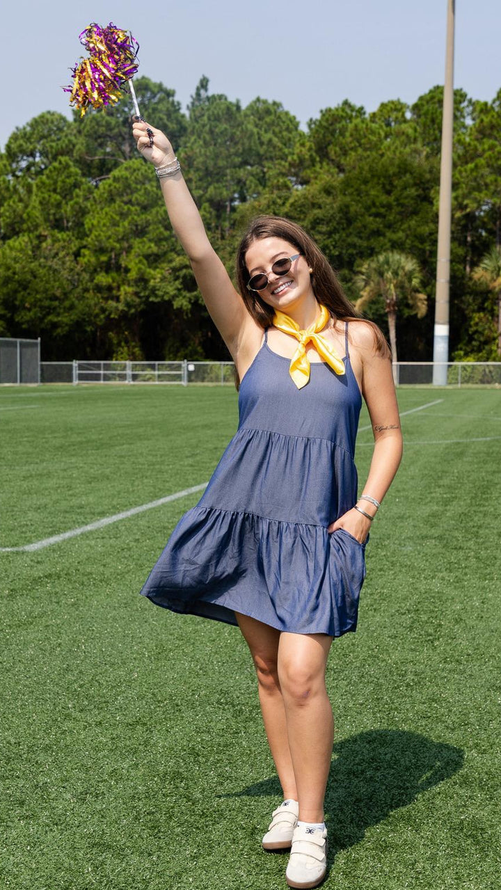 Tiered Spaghetti Strap Dress