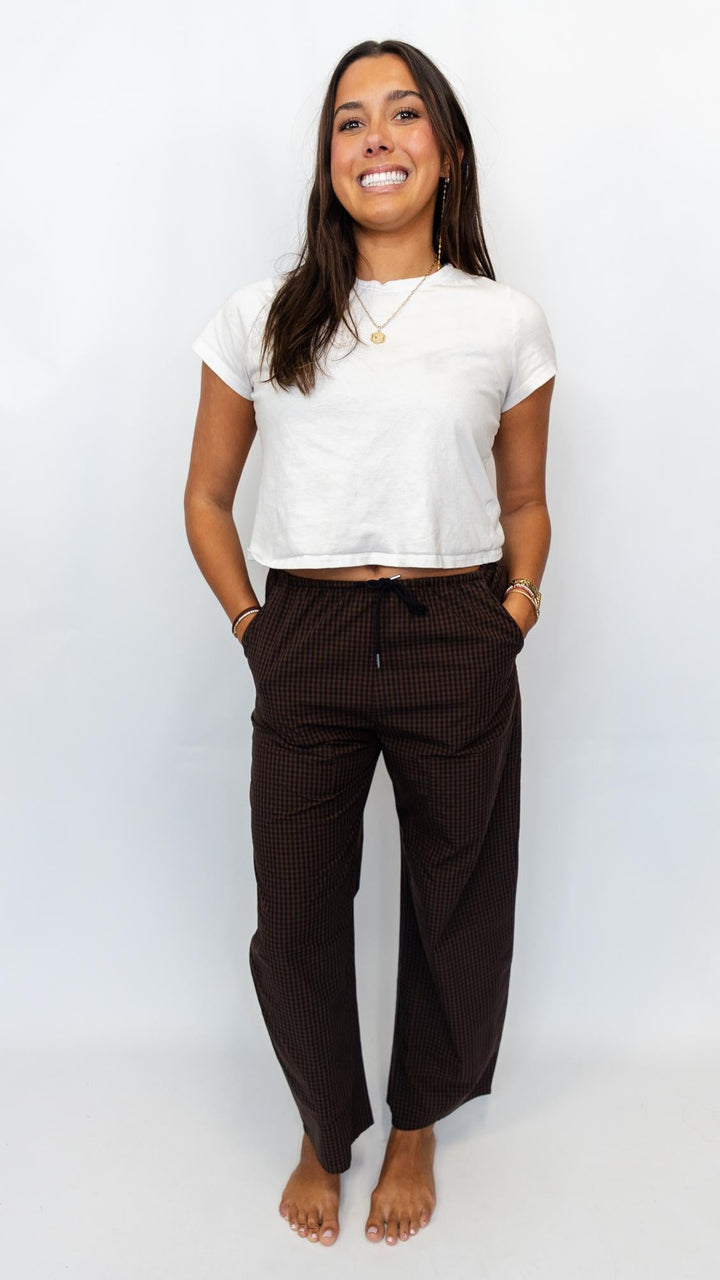 Theo Drawstring Pant Hot Toddy
