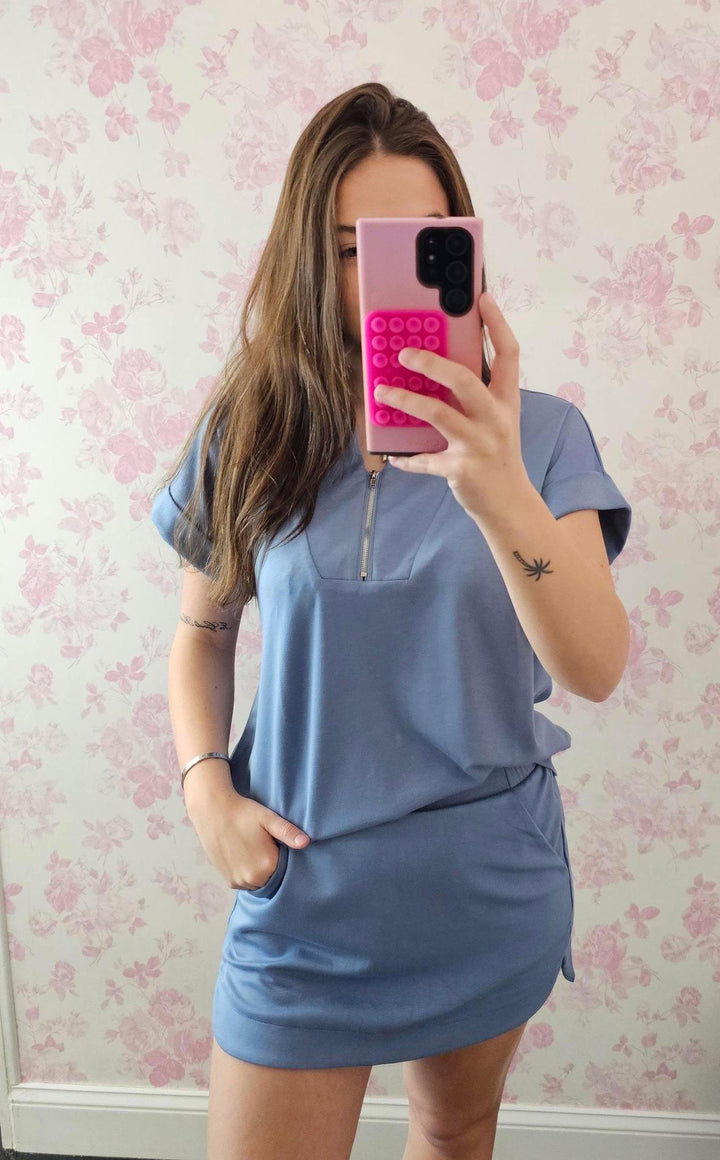 High Waist A Line Skort
